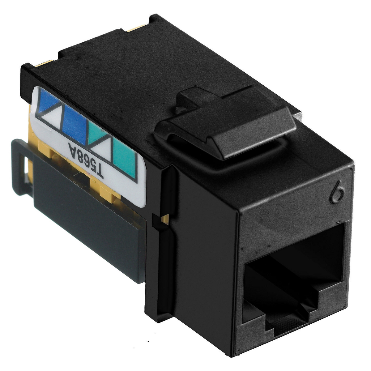 Product image for JACK, NSJ,CAT6,8POS,UNI,A/B,BK
