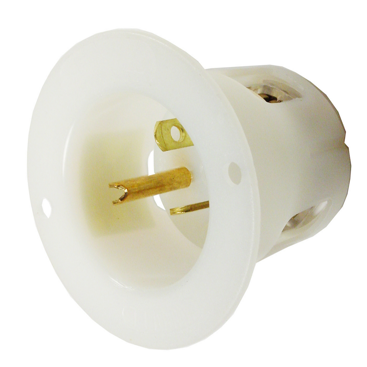 Product image for FLG-INLET, 20A 250V, 6-20P, WH