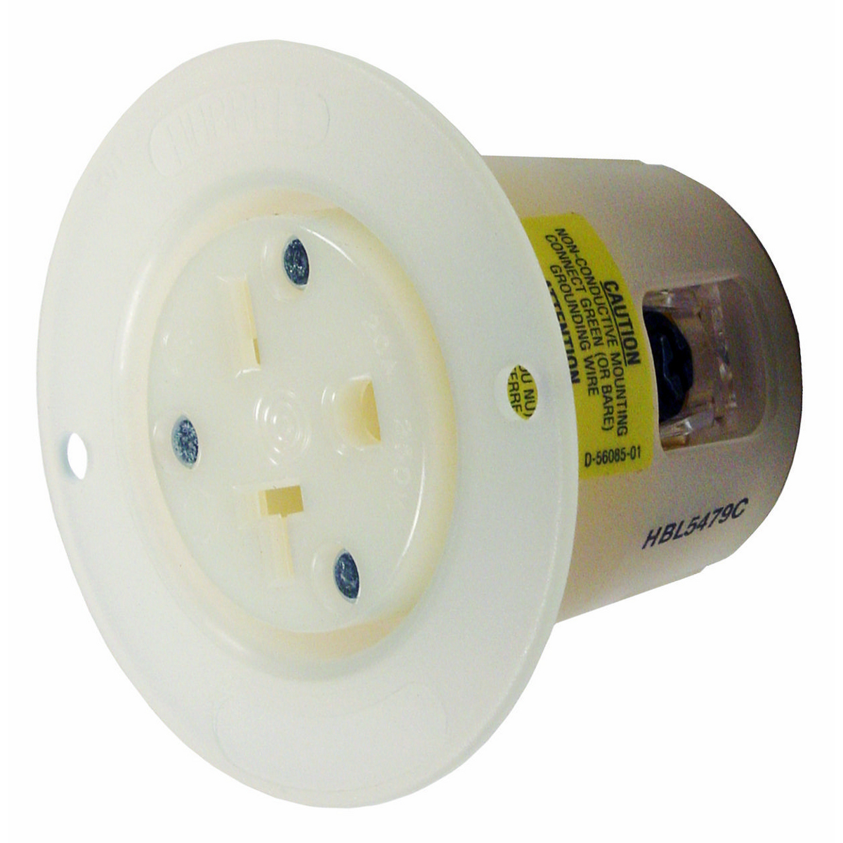 Product image for Receptacle nylon 2P3W 250V 20A 6-20R black