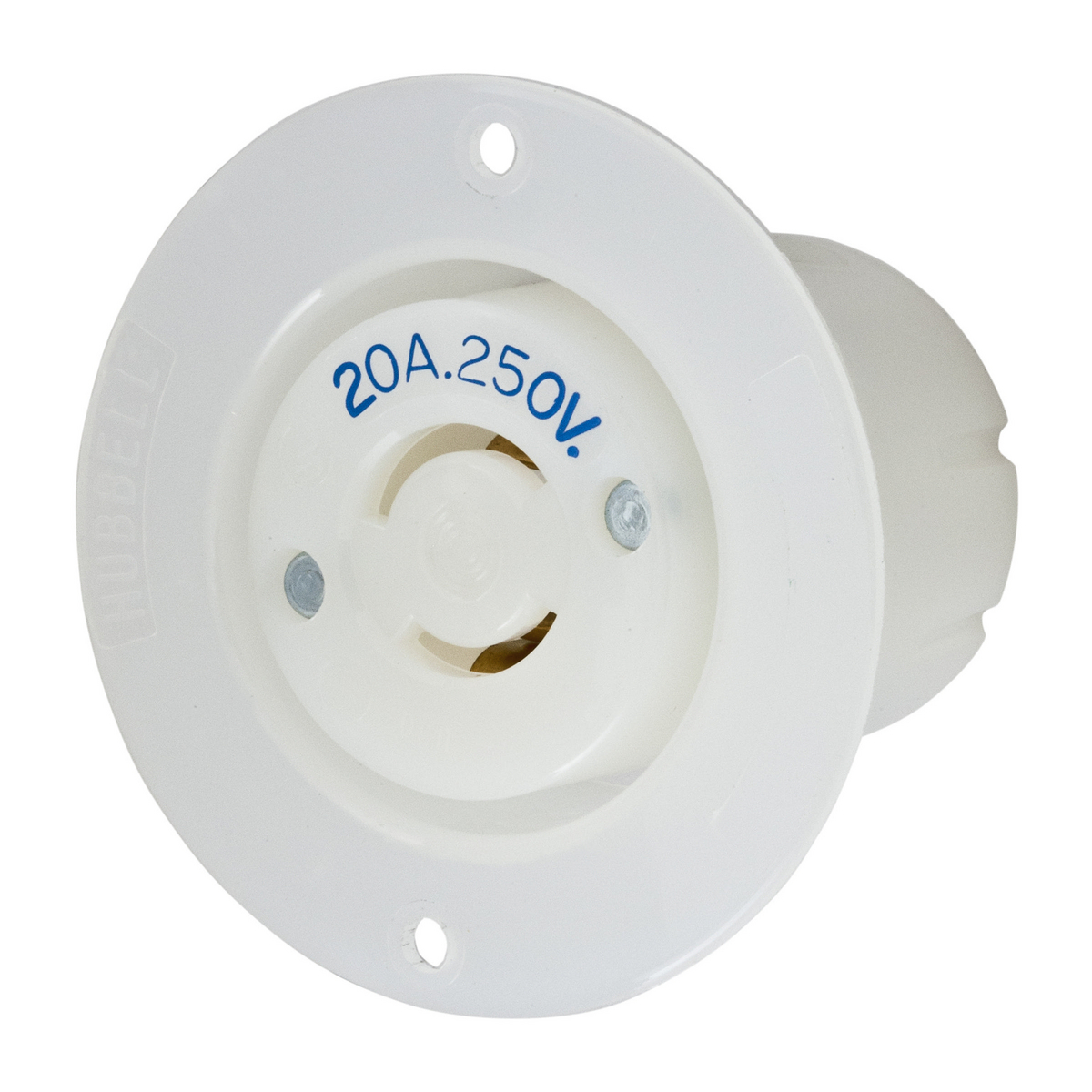 Product image for Receptacle L2-20R outlet twlo 2P 2W 20A 250V white