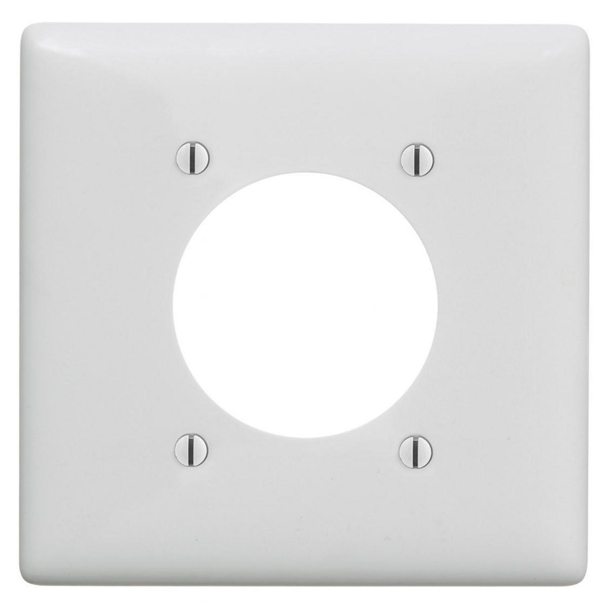 Product image for Plate wall 2-gang 1-device standard white