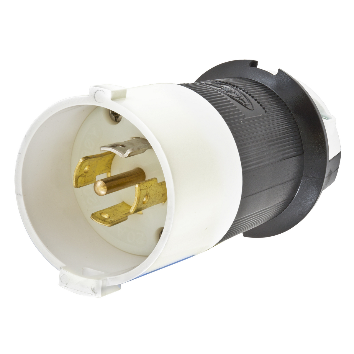 Product image for Plug safety shroud twist-lock 4-pole 5-wire 2HP NEMA L21-20P 20A 120/208V