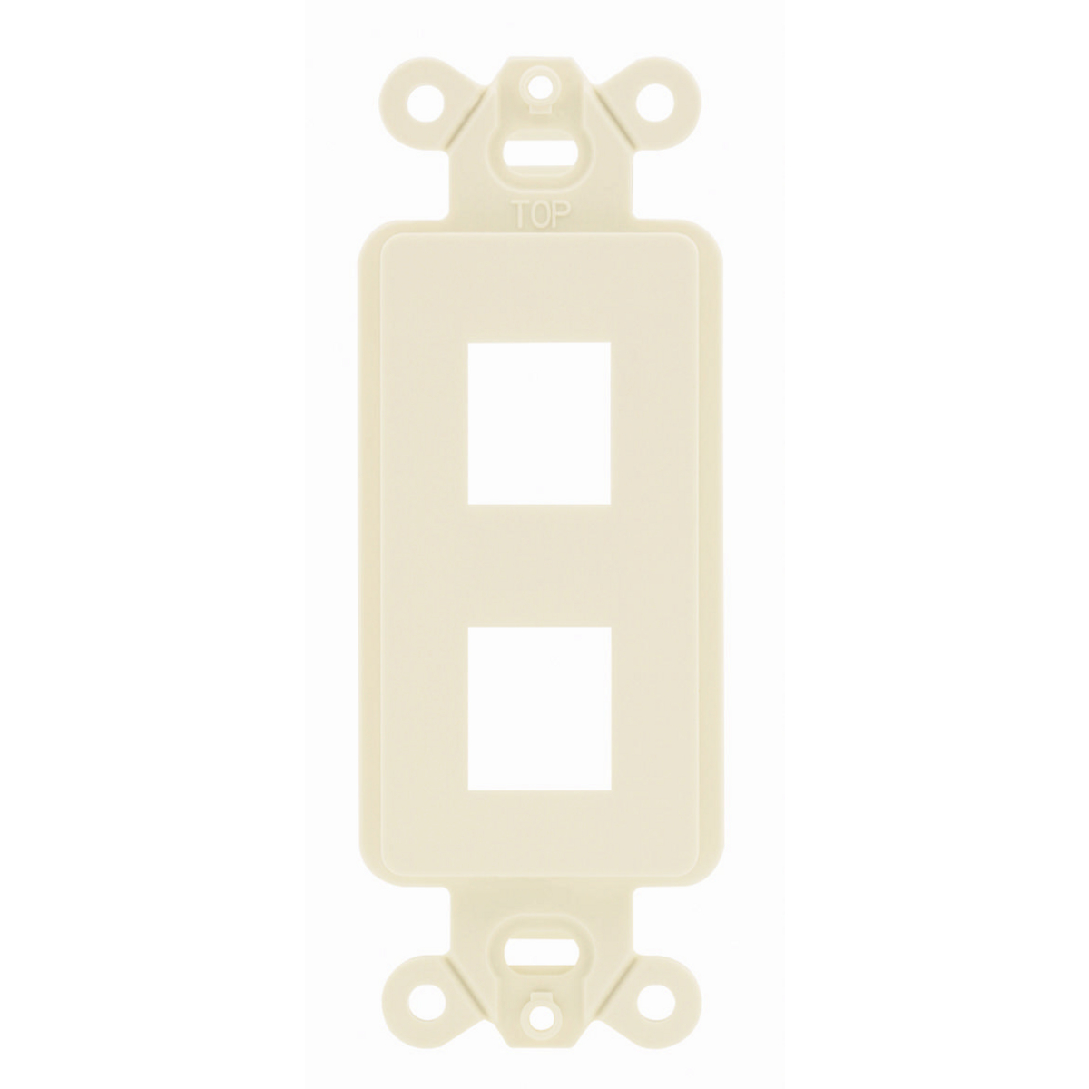 Product image for Frame STYLE LINE unloaded 2-port electric ivory