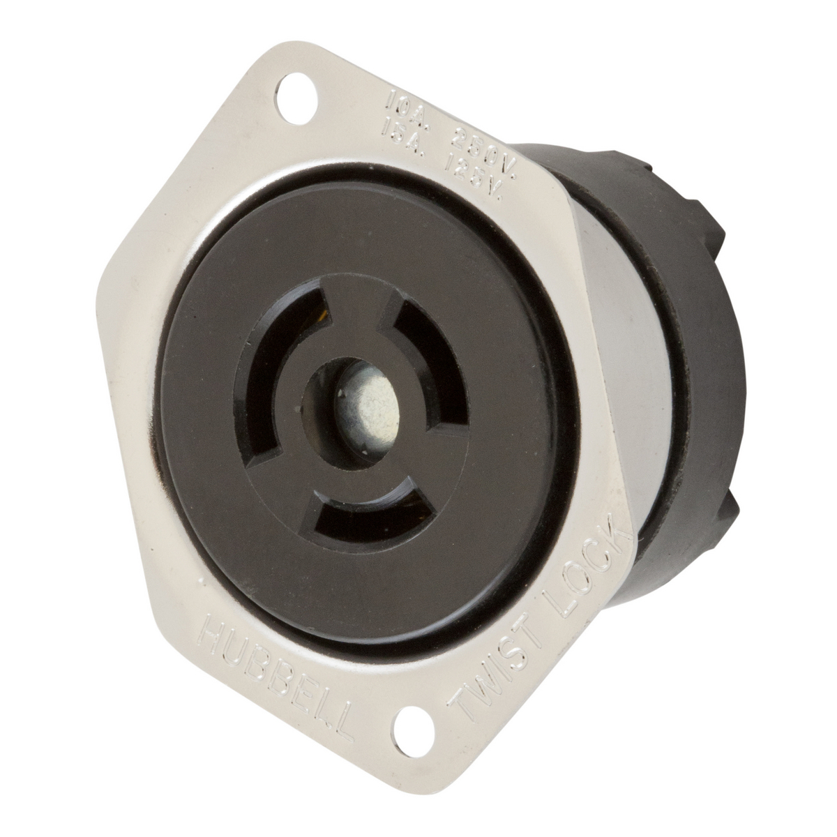Product image for Receptacle outlet twlo 3P3W 10A 250V no gnd
