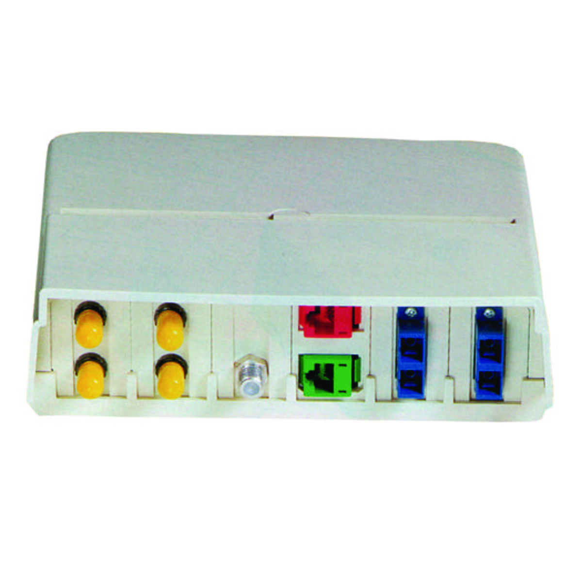 Product image for HOUSING, MULTIMEDIA,12PT,FIB/UTP/COAX/OW