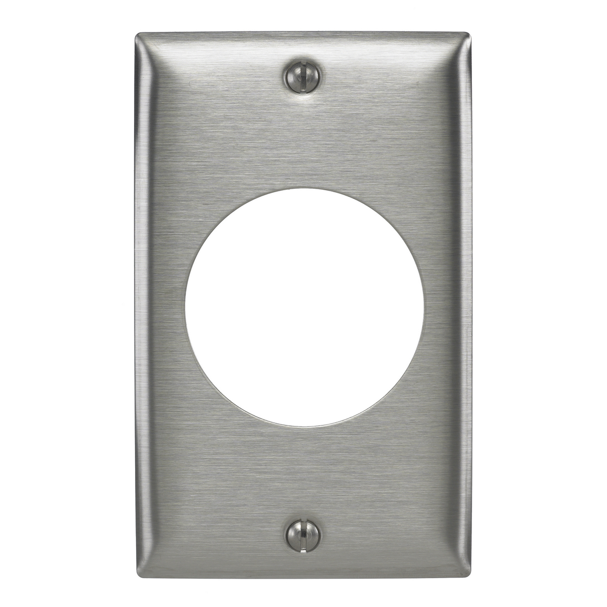 Product image for Wall plate 1gang 1single stainless steel