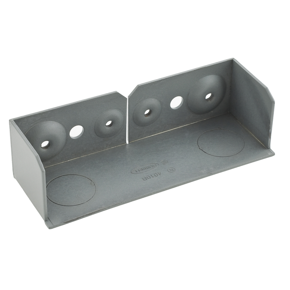 Product image for HUB HBL4710BGY RACEWAY END CAP METAL HBL4750 SERIES GREY