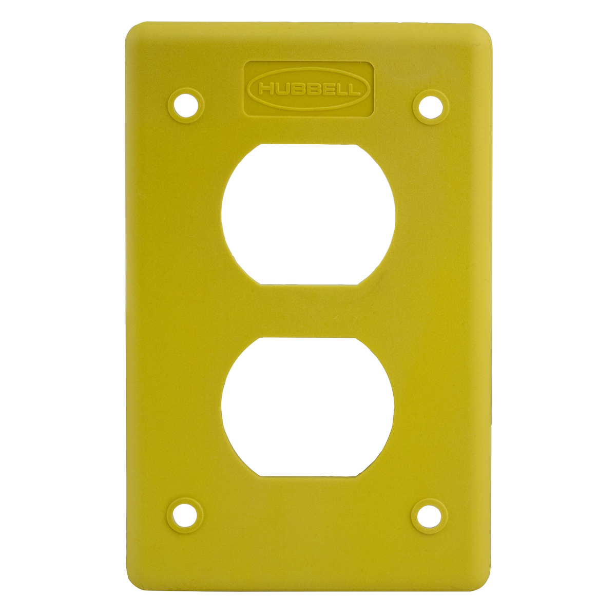 Product image for DUPLEX, NON-MET FS COVER PLATE, YELLOW