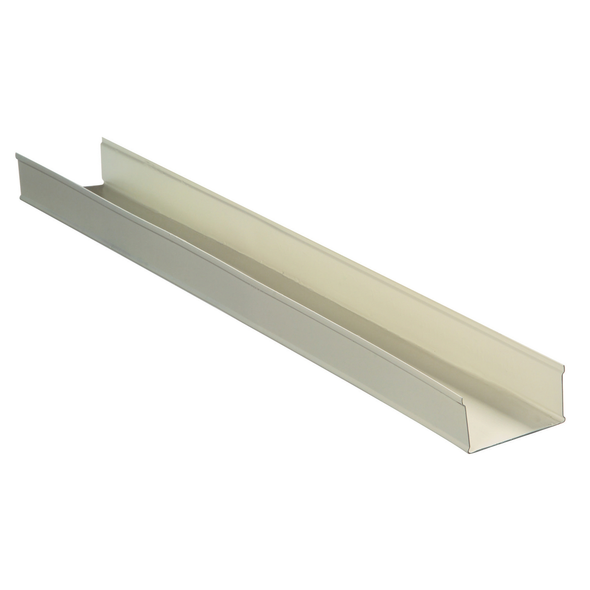 Product image for Base 1-channel steel 2piece ivory 120x2.73x1.47"