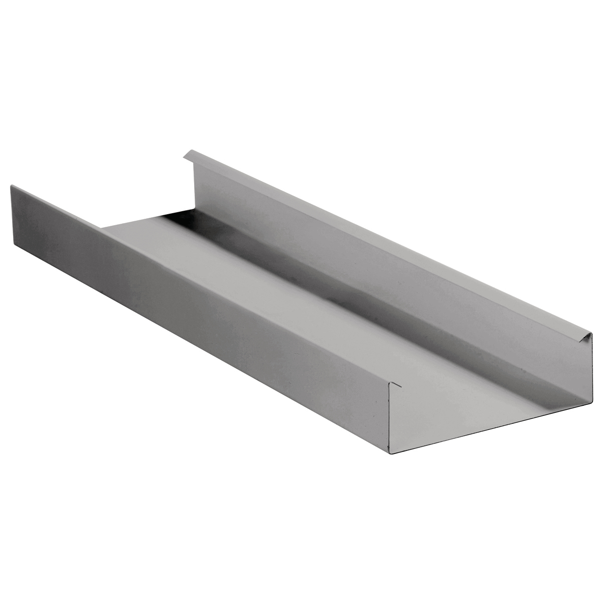 Product image for Base 1-channel steel 2piece grey 120x6.75x2.12"