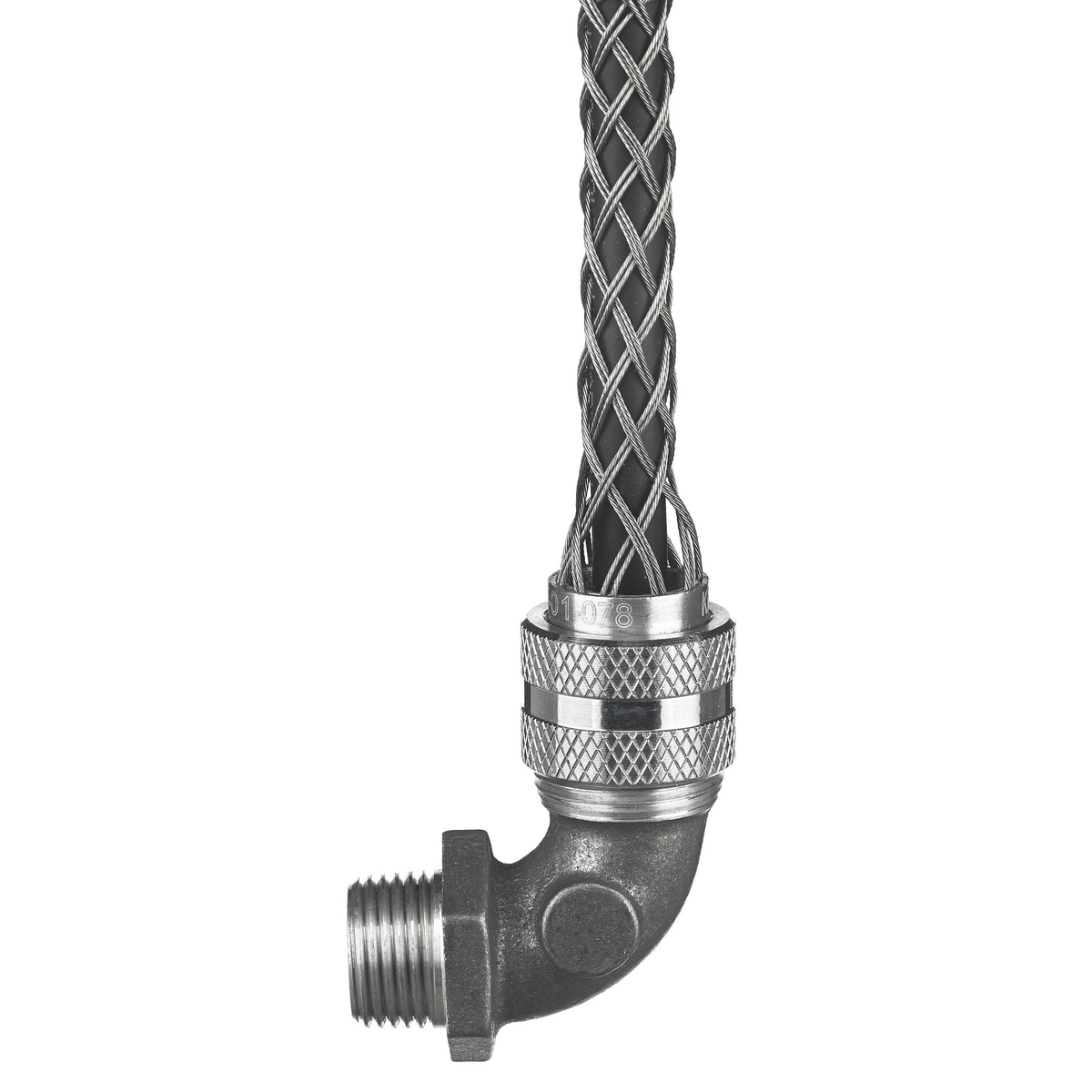Product image for Cord grip 90.. alu 0.5-0.625in 1/2in NPT F2