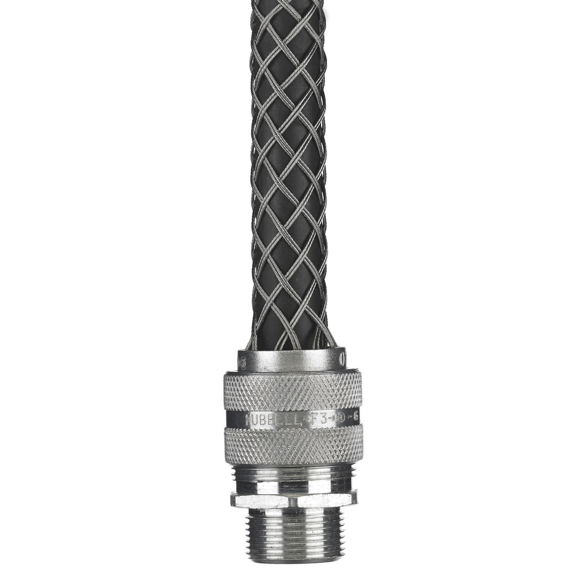 Product image for Grip cord straight male PG21 aluminium 0.5-0.625"