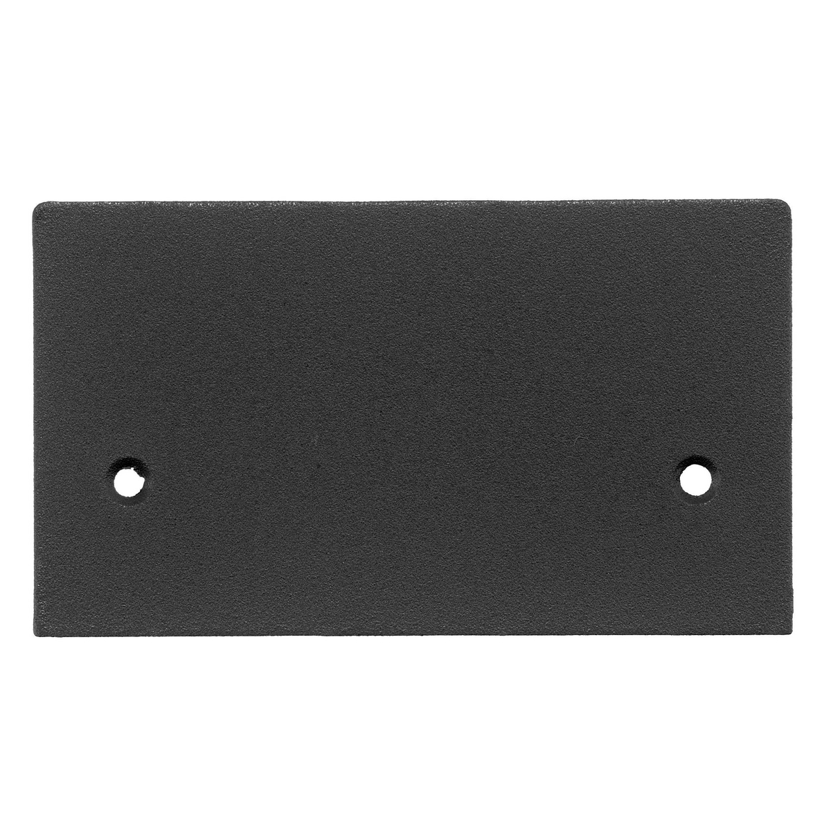 Product image for Faceplate pedestal blank black