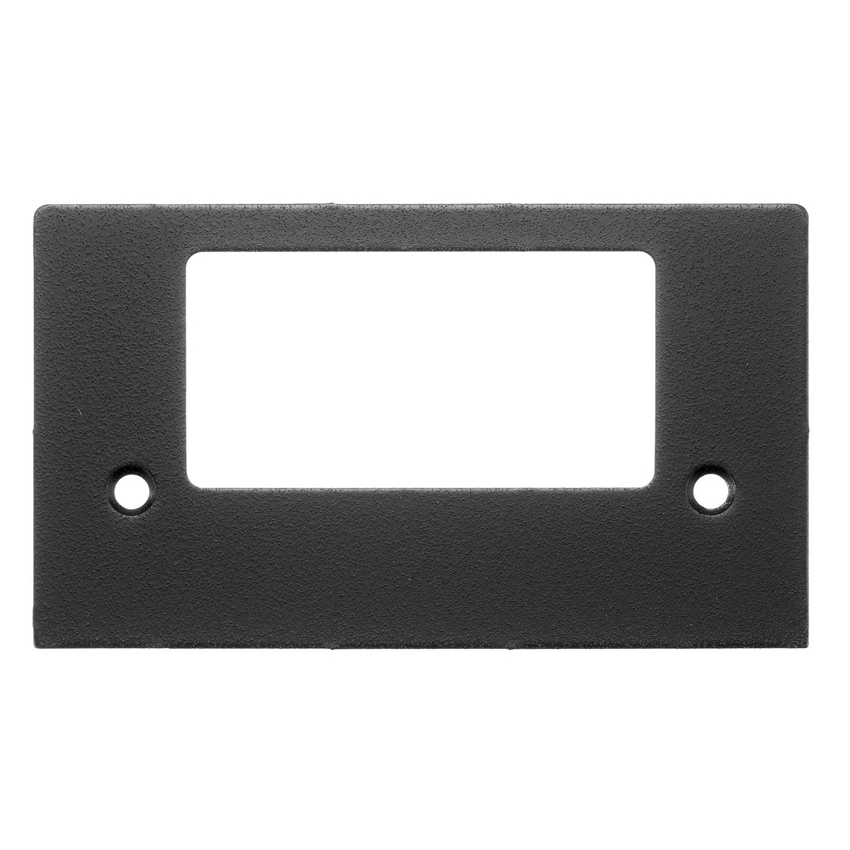 Product image for Faceplate aluminium 1-gang style line opening black