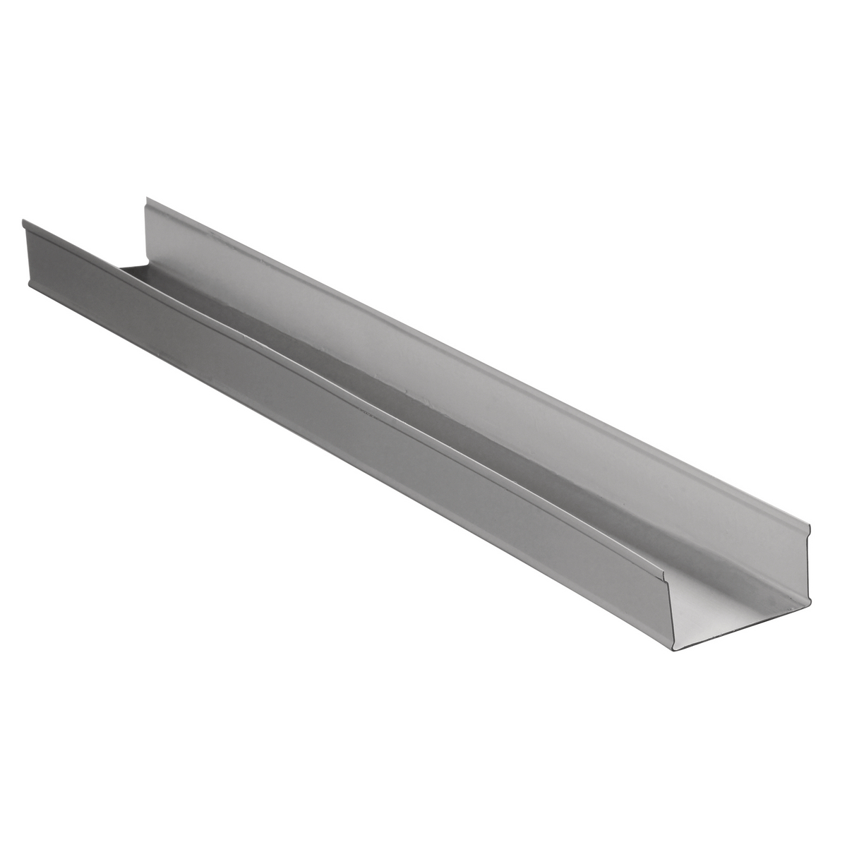 Product image for Base raceway single channel metal grey 10ft