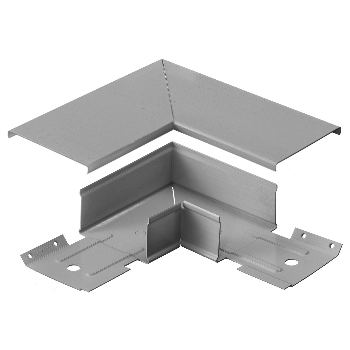 Product image for Elbow flat 90.. 6.4x6" gray