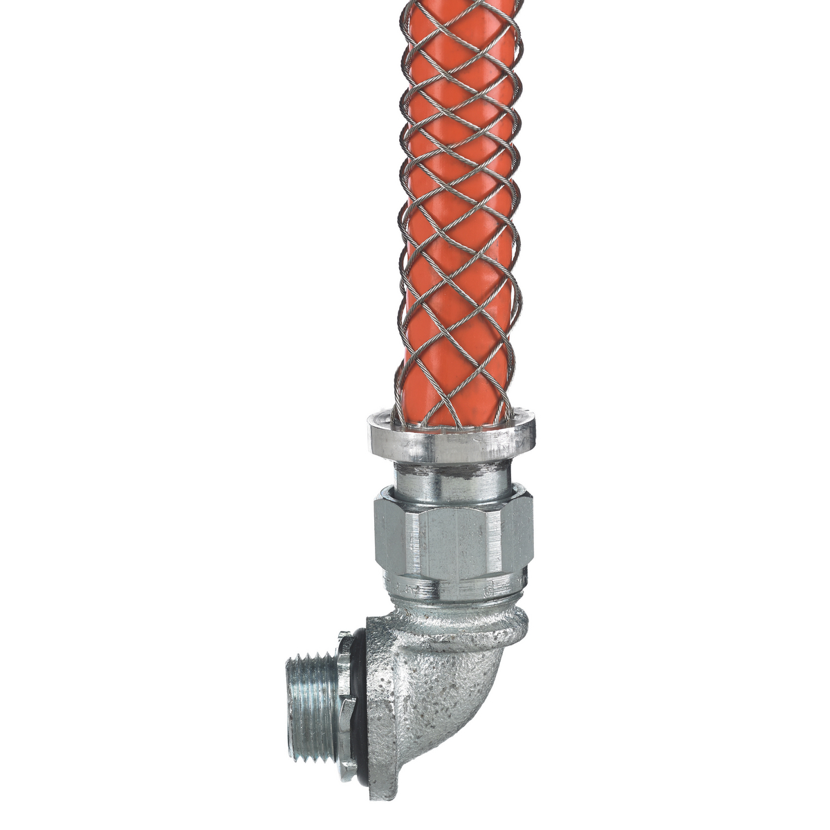 Product image for Grip liquidtight conduit 90.. male SS 1-1/4" NPT 9"