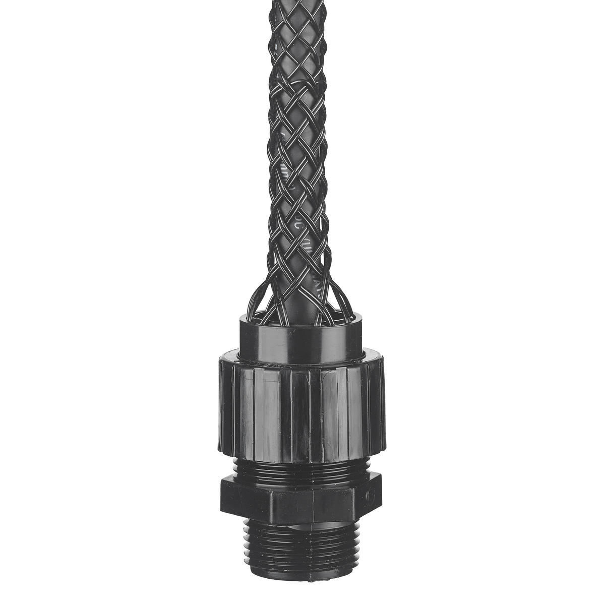 Product image for Grip cord straight male nylon 3/4" NPT 0.5-0.625"