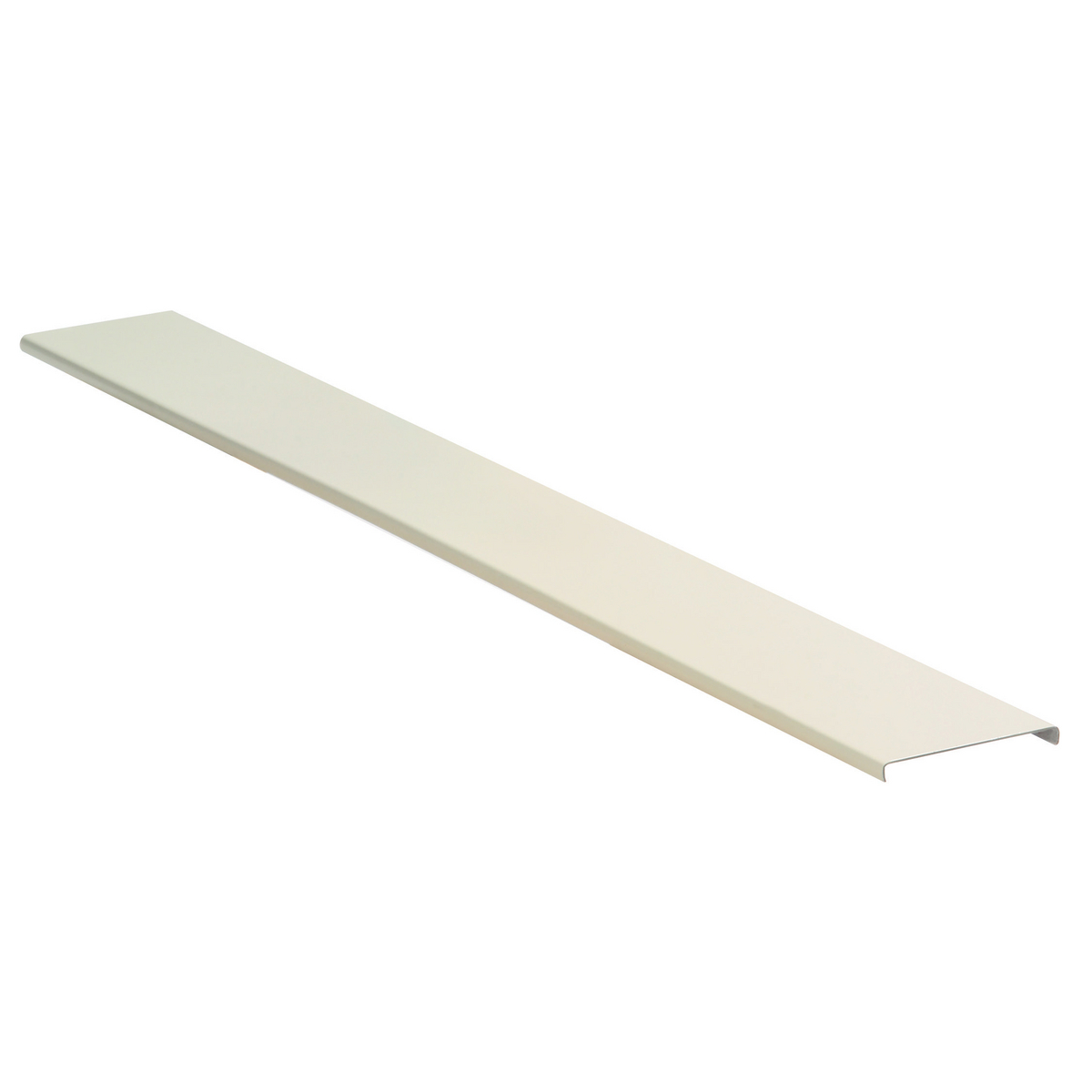 Product image for Cover 1-channel steel 2piece ivory 60x2.75" 100'/carton