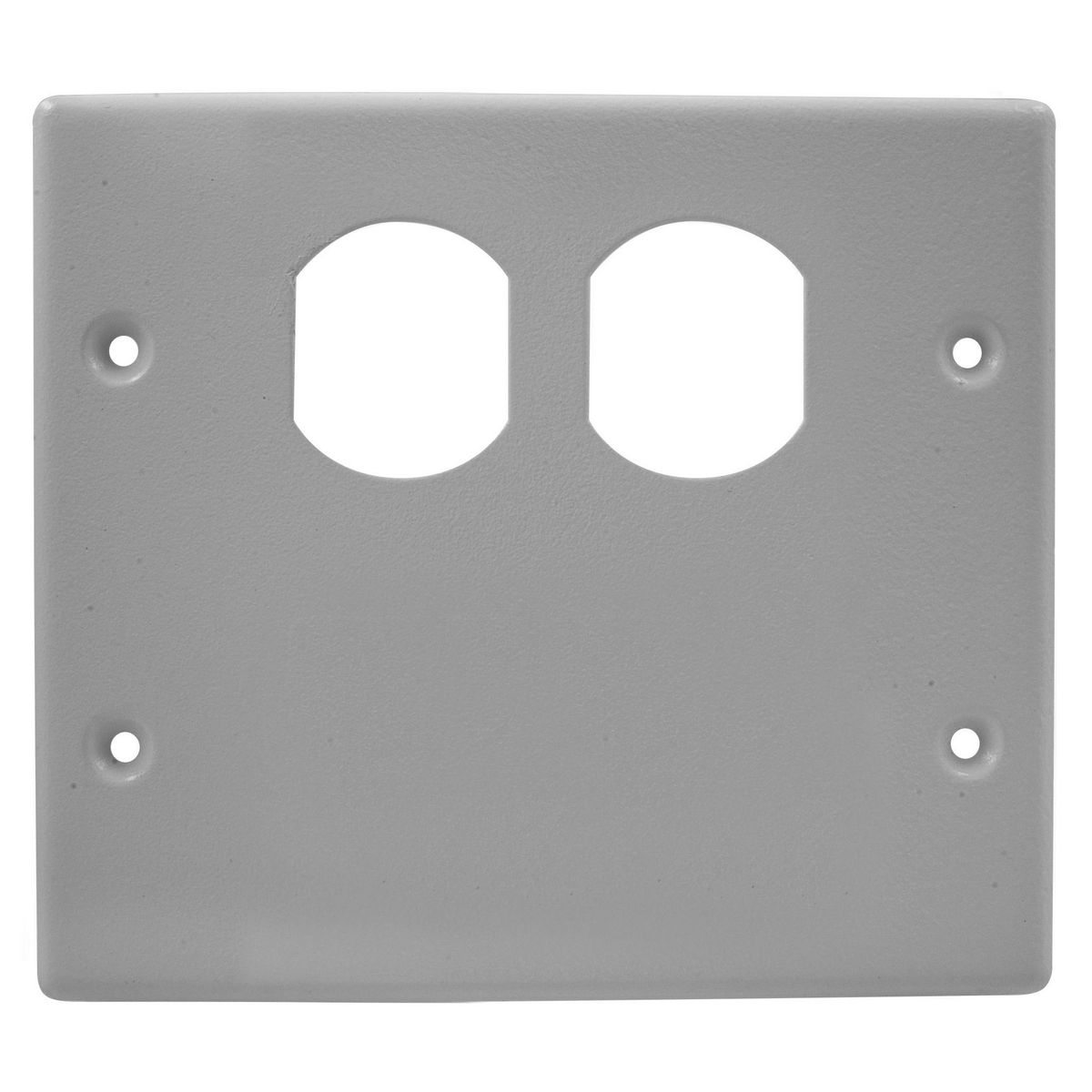 Product image for HUB HBL4747BXGY RACEWAY PLT 2G 1 DUP/BLNK HBL4750 GY
