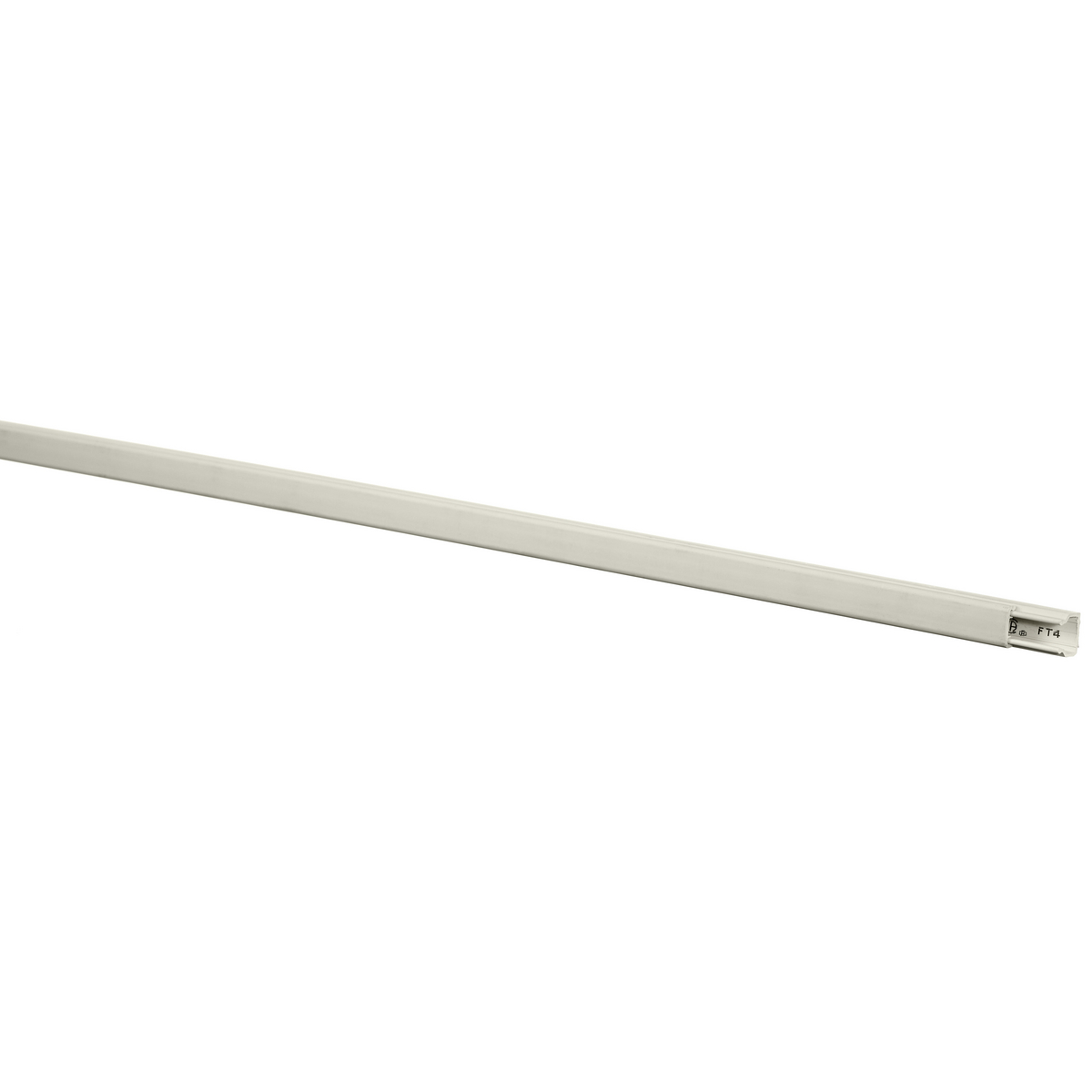 Product image for HUB PT1ABC5 RACEWAY TRACK LOWPRO PREMISE 5FT LENGTHS NON METALLIC SOLD PER FOOT W/ BASE AND COVER