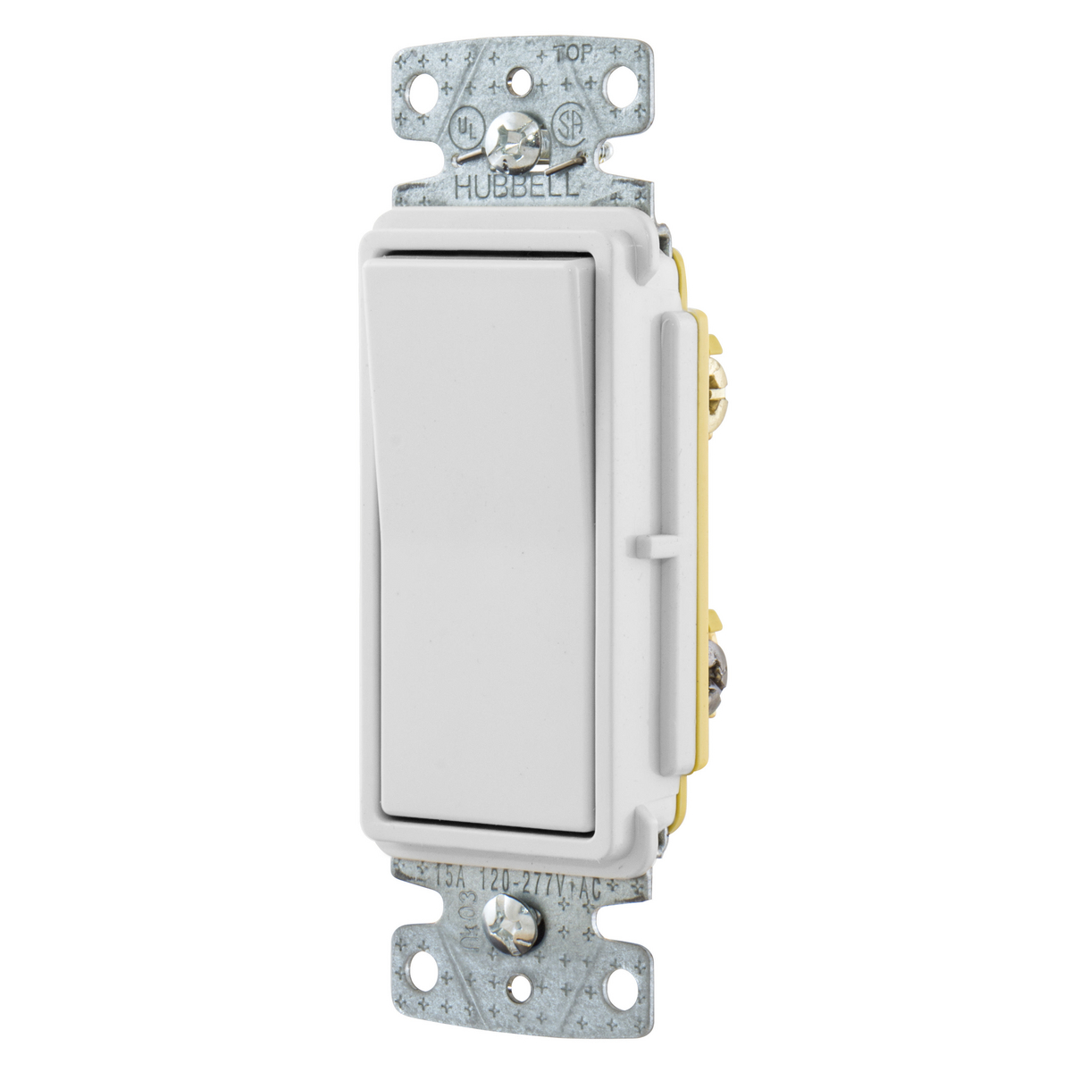 Product image for HUB RSD315W RESI SWITCH 3P 15A WHITE