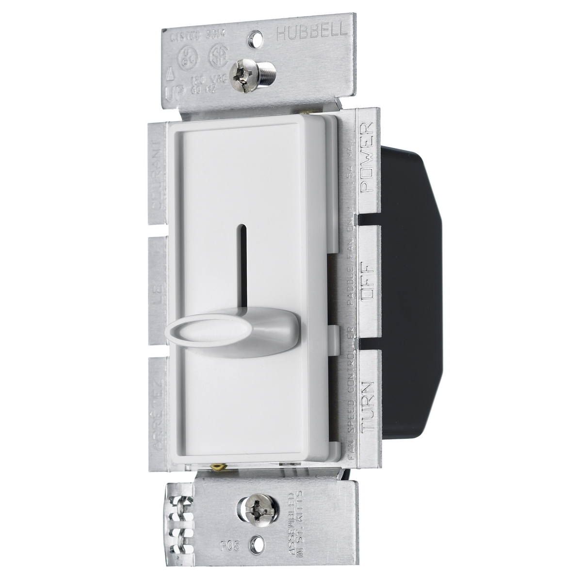 Product image for Control fan 3-speed 1-pole 1.5A 120V white