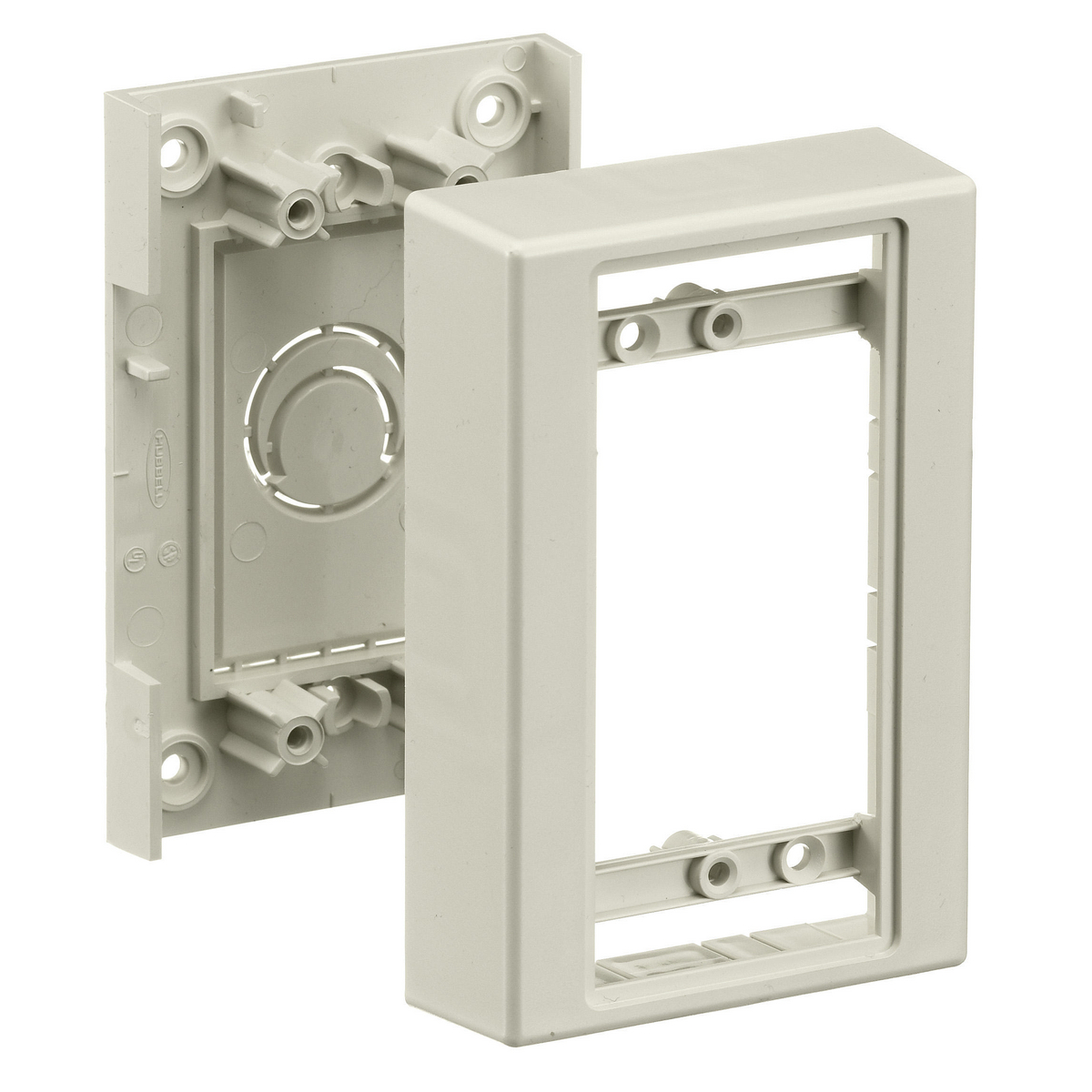Product image for HUB PW1LPB WALLTRAK BOX LOW PROFILE BOX
