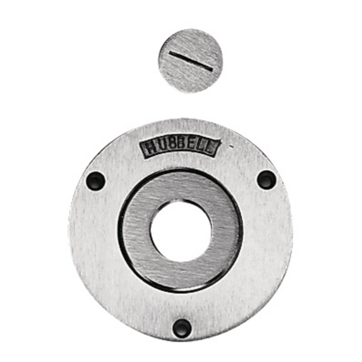 Product image for Plug crown aluminium for floor box 3/4" NPT