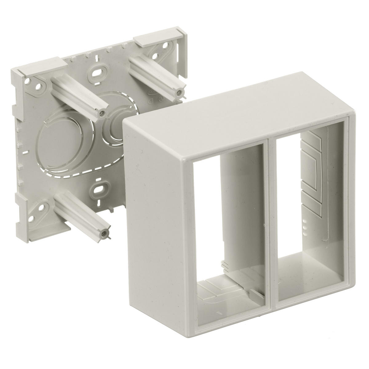 Product image for HUB PDB12TGD BOX 2GANG DEEP