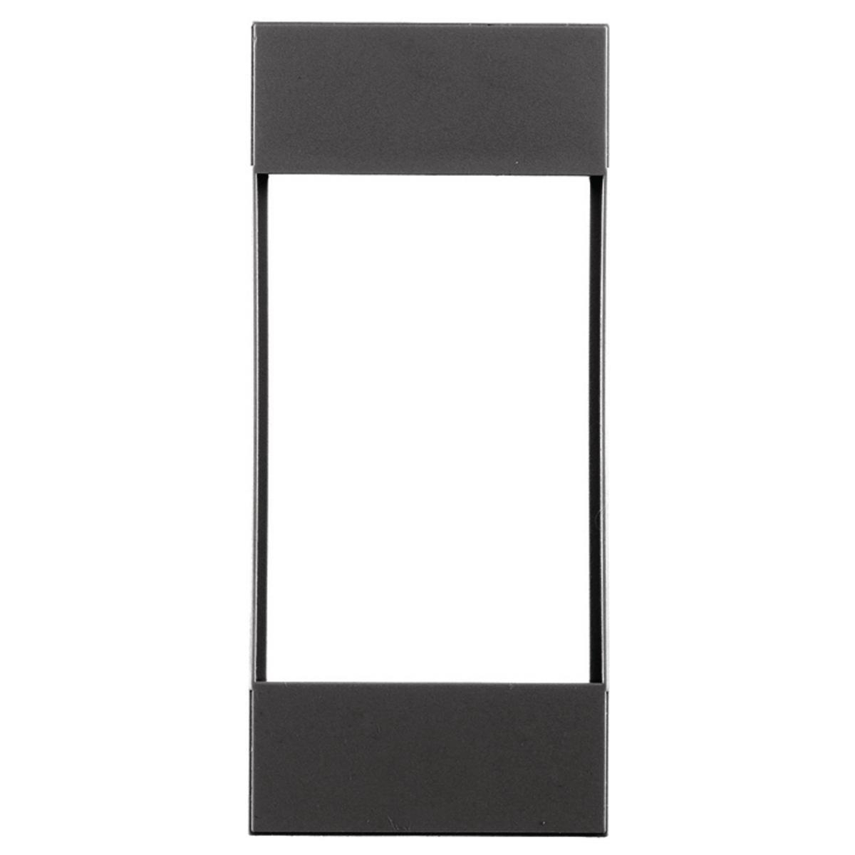 Product image for MOD FACE PLATE, IMF, BLACK, SNAP (MS90)