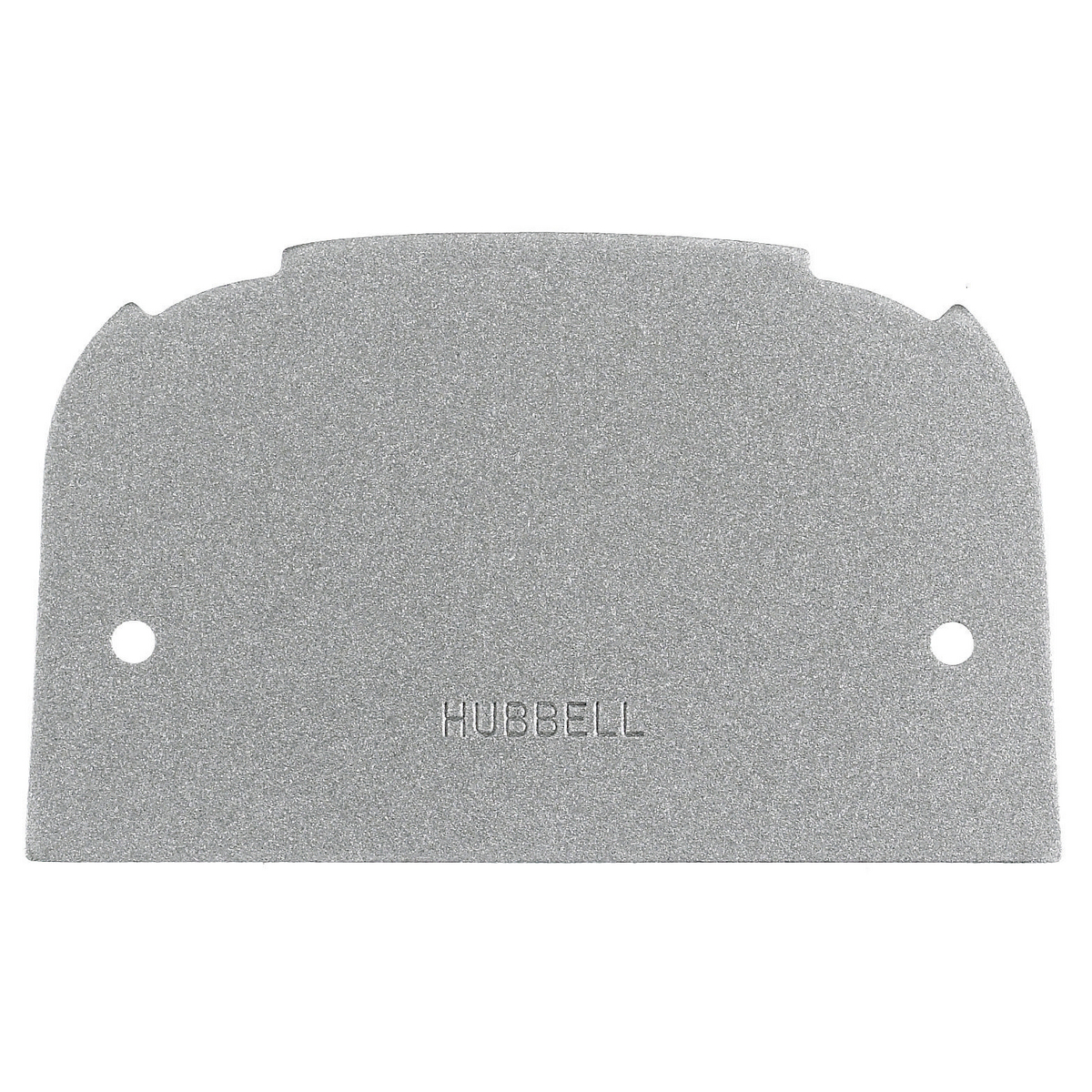 Product image for Pedestal plate blank aluminum satin