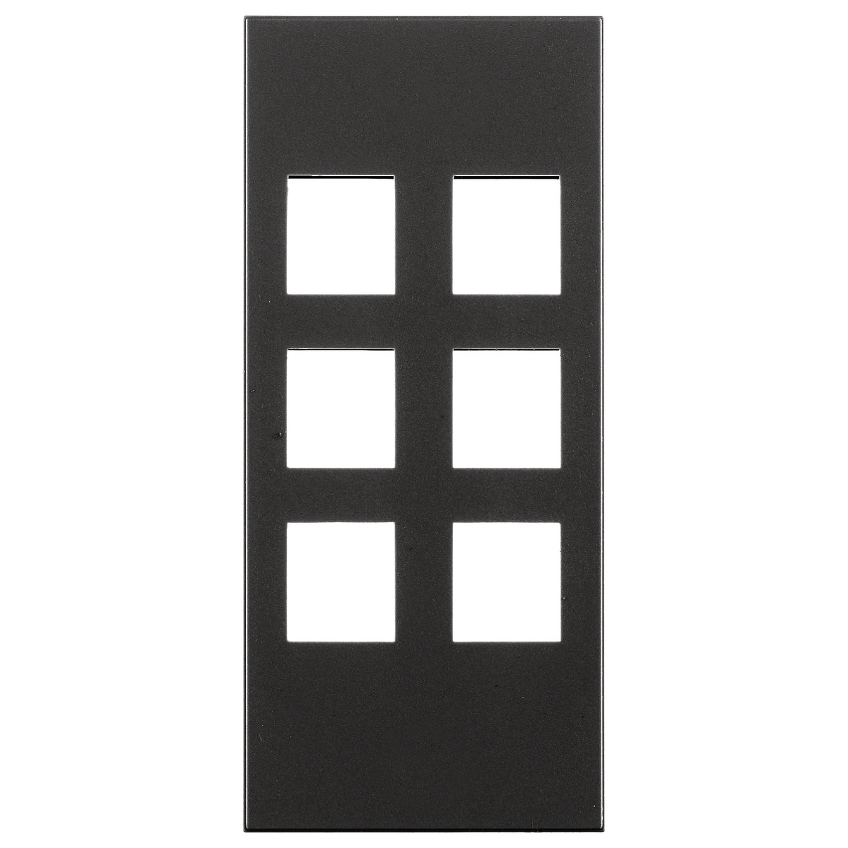 Product image for Plate face snap-in Krone PVC black