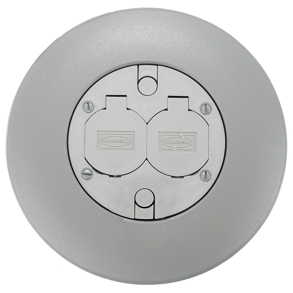 Product image for Fitting service flush aluminium grey
