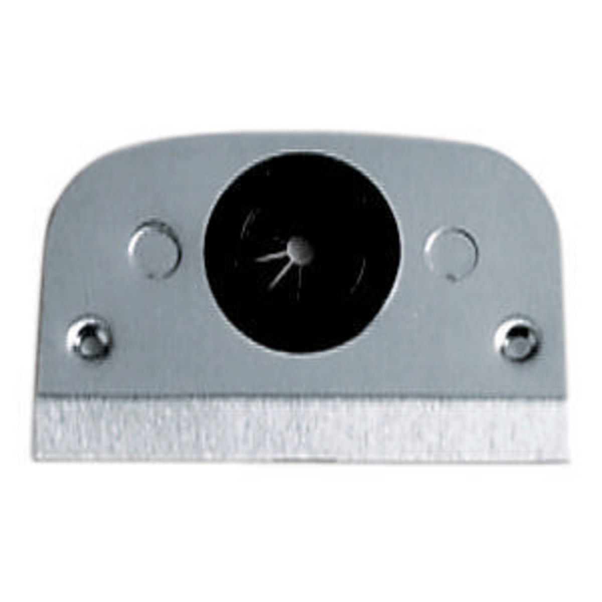 Product image for Plate pedestal voice/data bushed aluminium