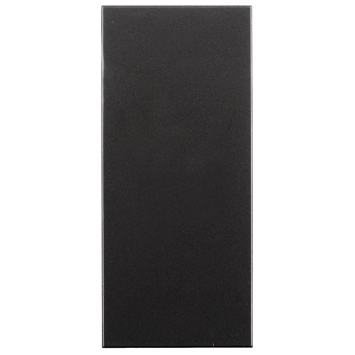 Product image for Plate face snap-in blank PVC black