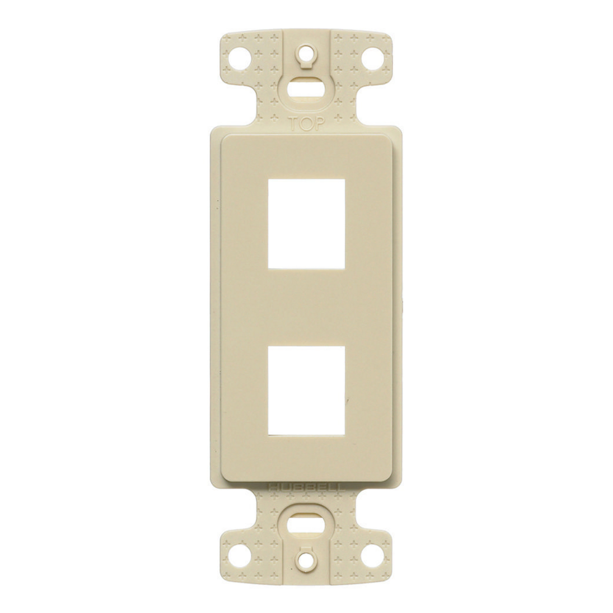 Product image for PLATE, DECORATOR KEYSTONE FRAME,2PORT,EI