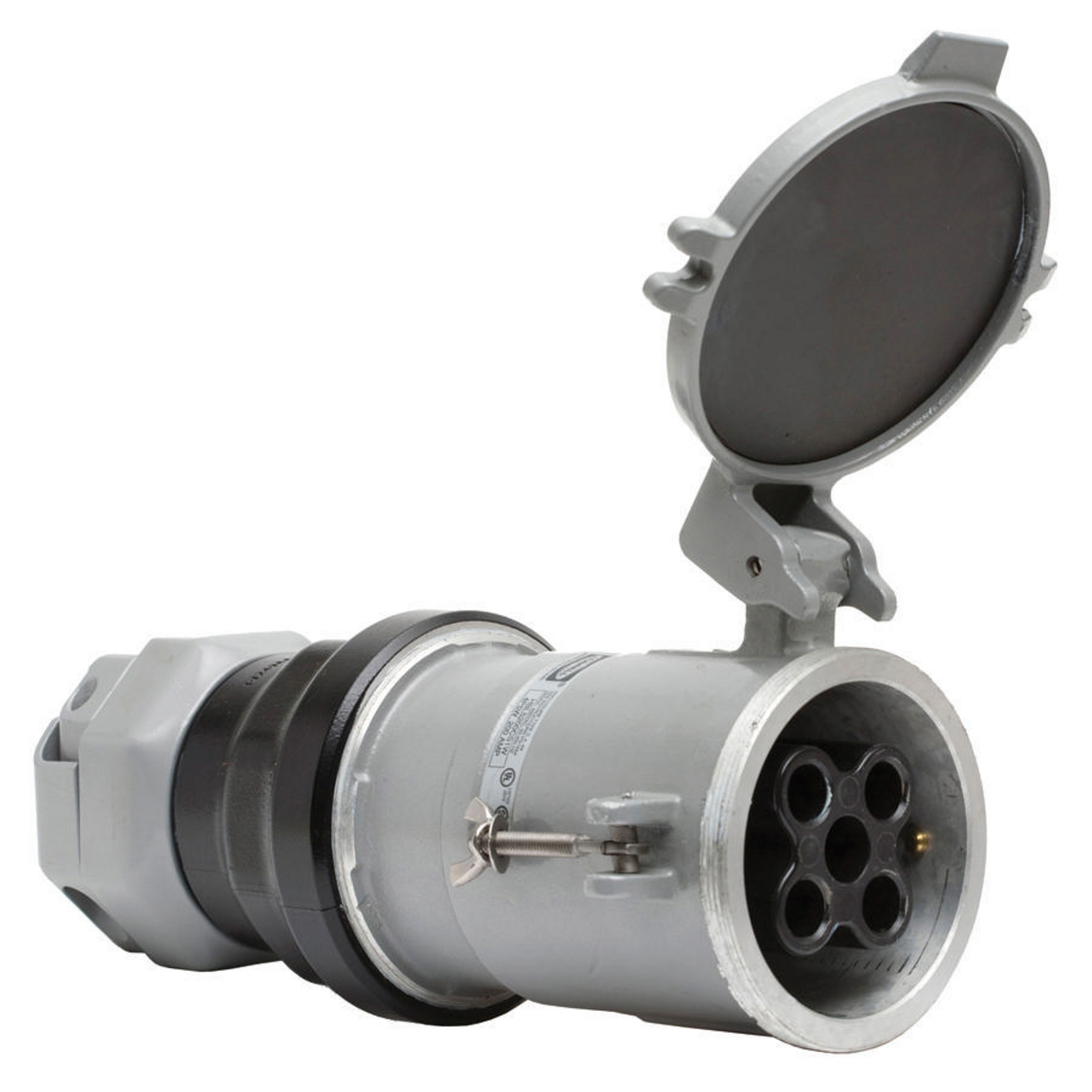 Product image for Connector pin and sleeve alum 4P5W 600V 100A