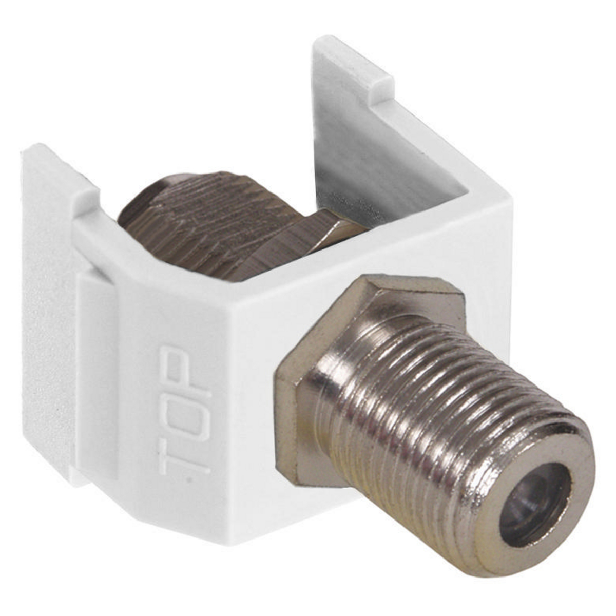 Product image for SNAP-FIT, F-CONN,NICKEL,NETSELECT,WH