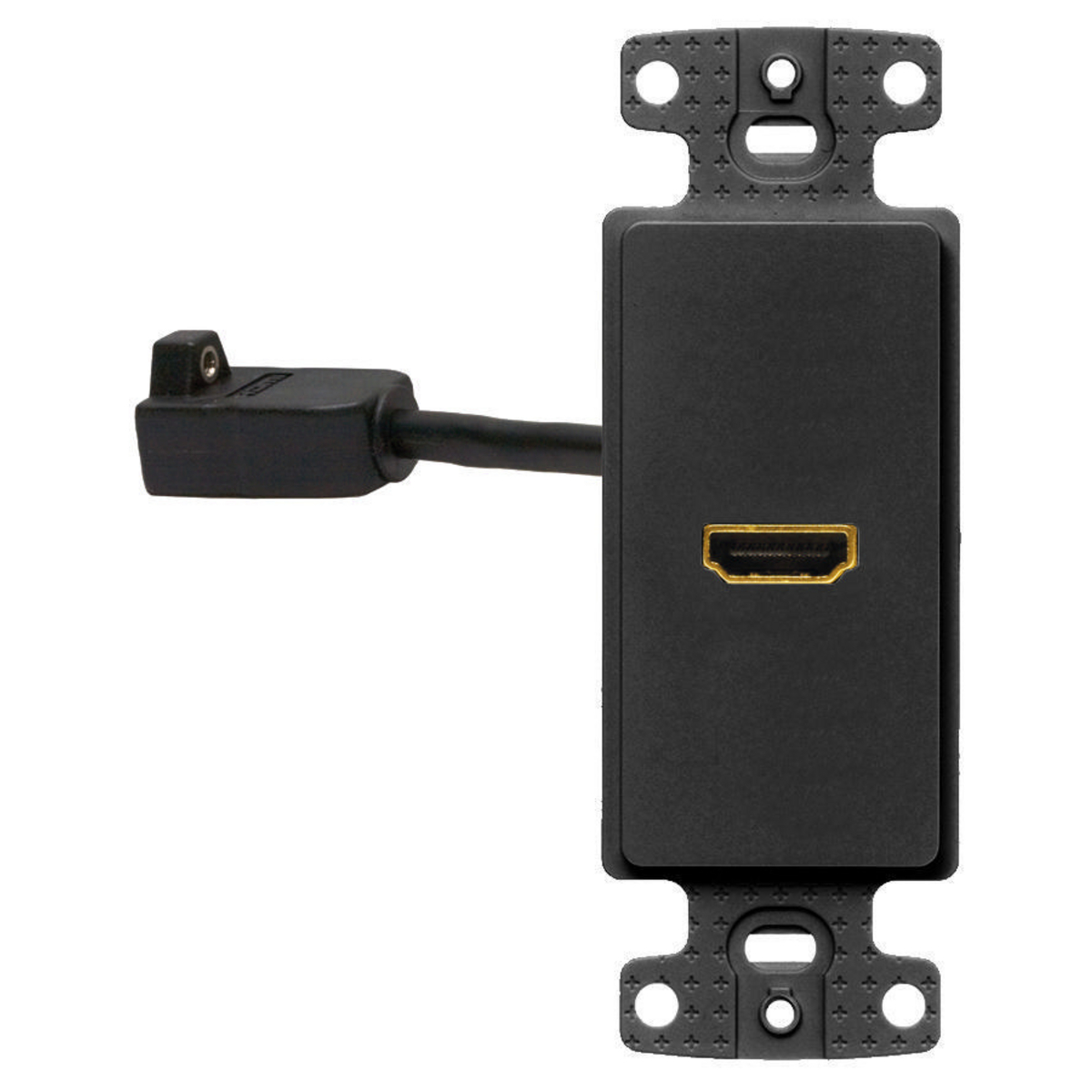 Product image for Frame decorator HDMI female-female 1G 1port black
