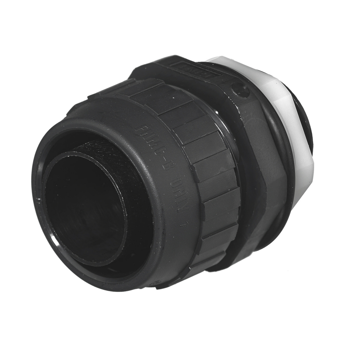 Product image for Connector straight male liquidtight nylon 1" black