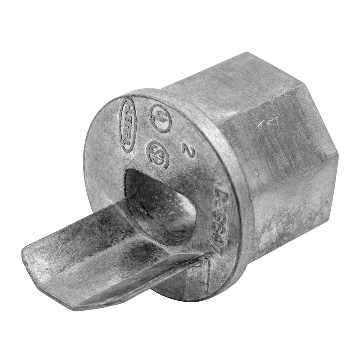 Product image for Connector conduit 3/4 inch female steel zinc plated 1.75"