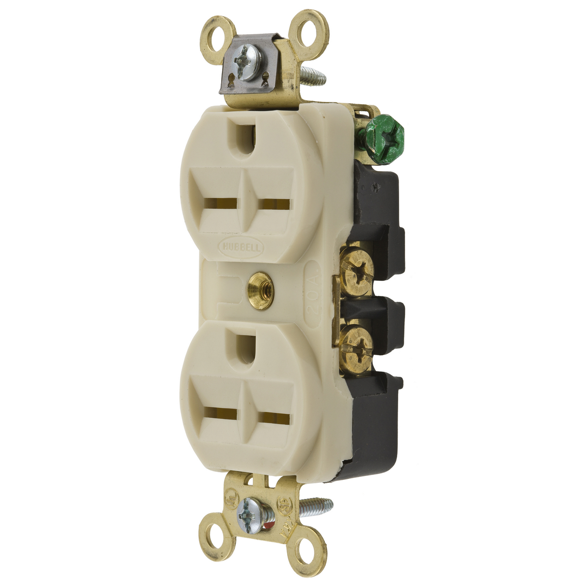 Product image for DUP RCPT, IND GRD, 15A 250V, 6-15R, IV