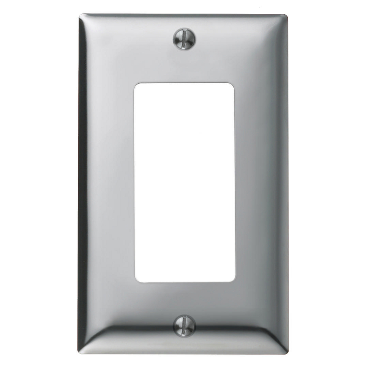 Product image for Wallplate 1-gang 1-decorator chrome