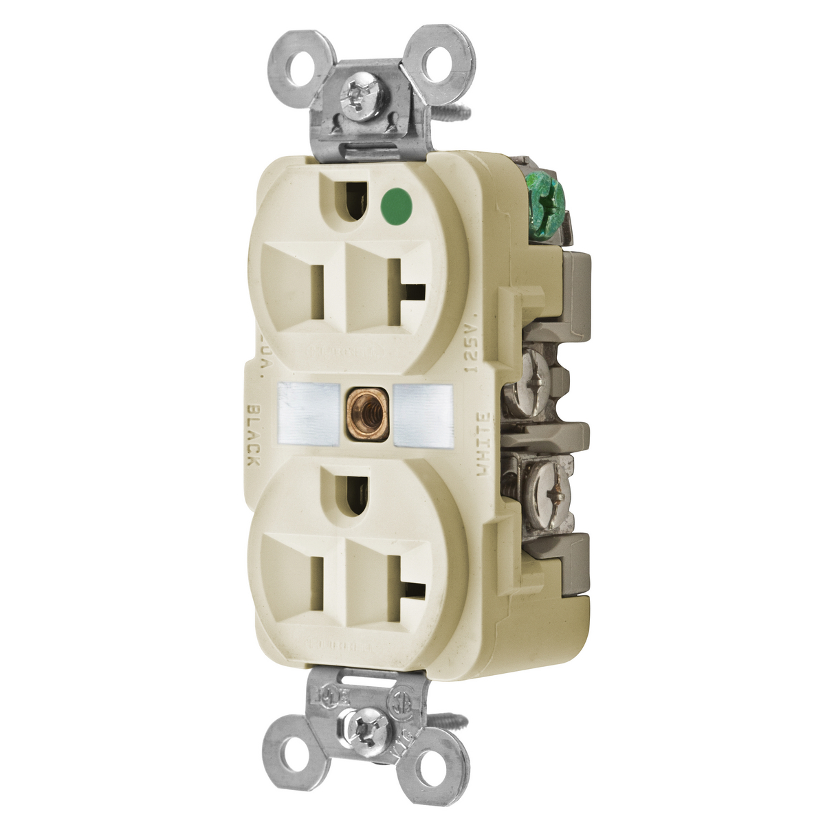 Product image for Receptacle 5-20R EHD duplex 2P 20A 125V HOSP ivo