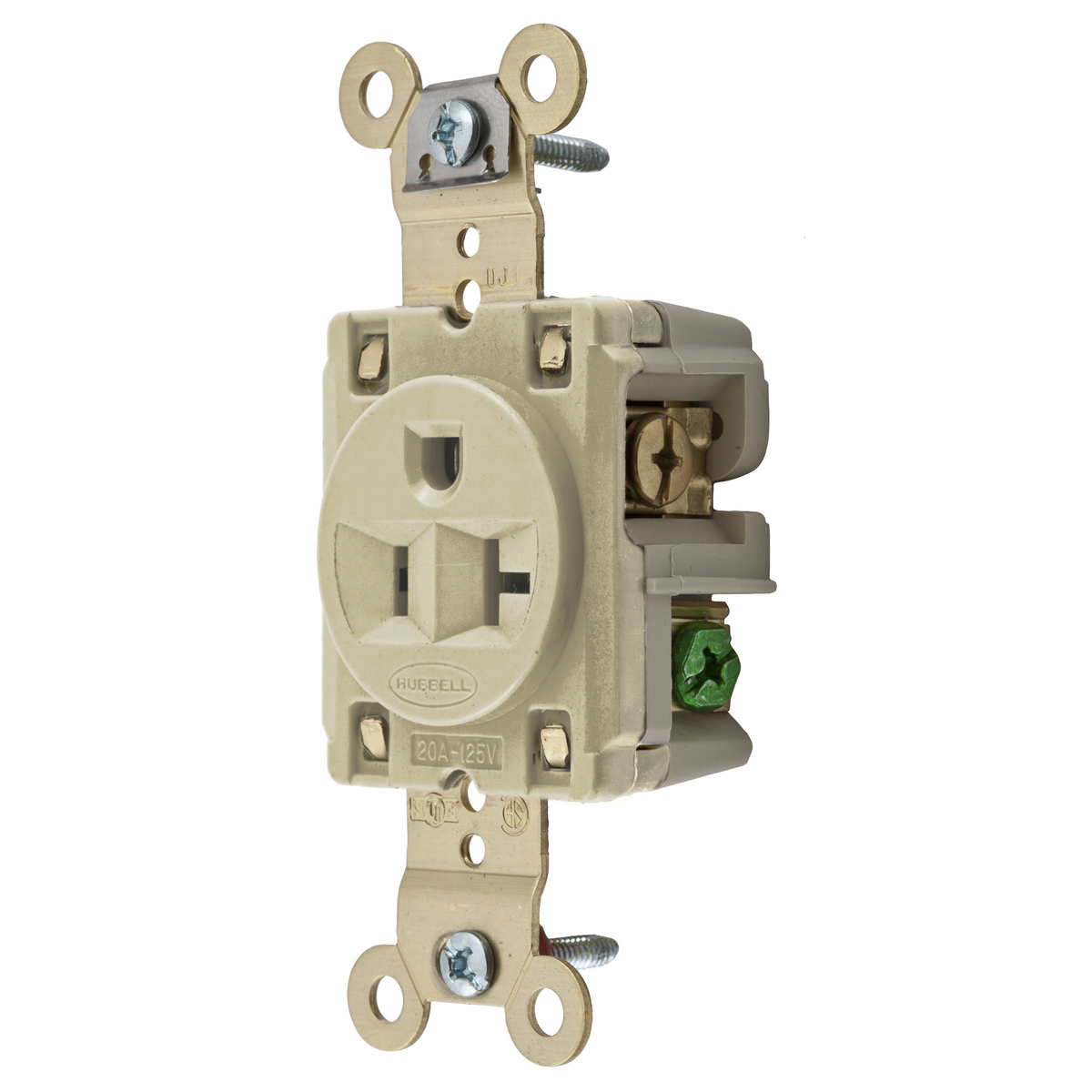 Product image for Receptacle 5-20R EHD single box 2P 20A 125V ivo