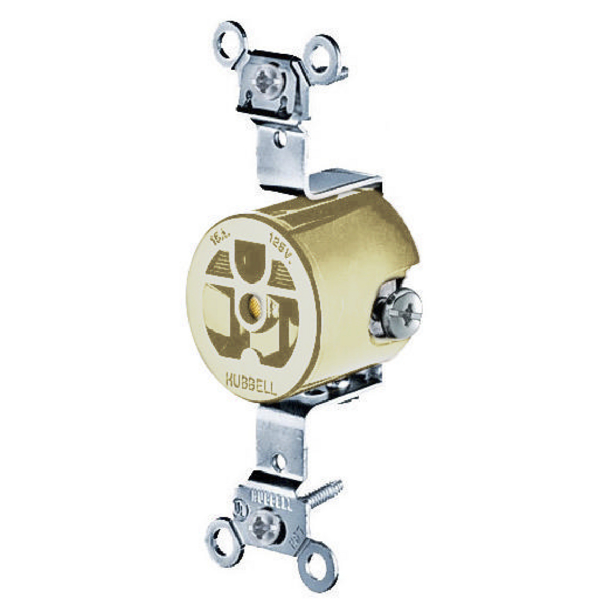 Product image for Receptacle 5-15R EHD singlebox 2P 15A 125V ivory