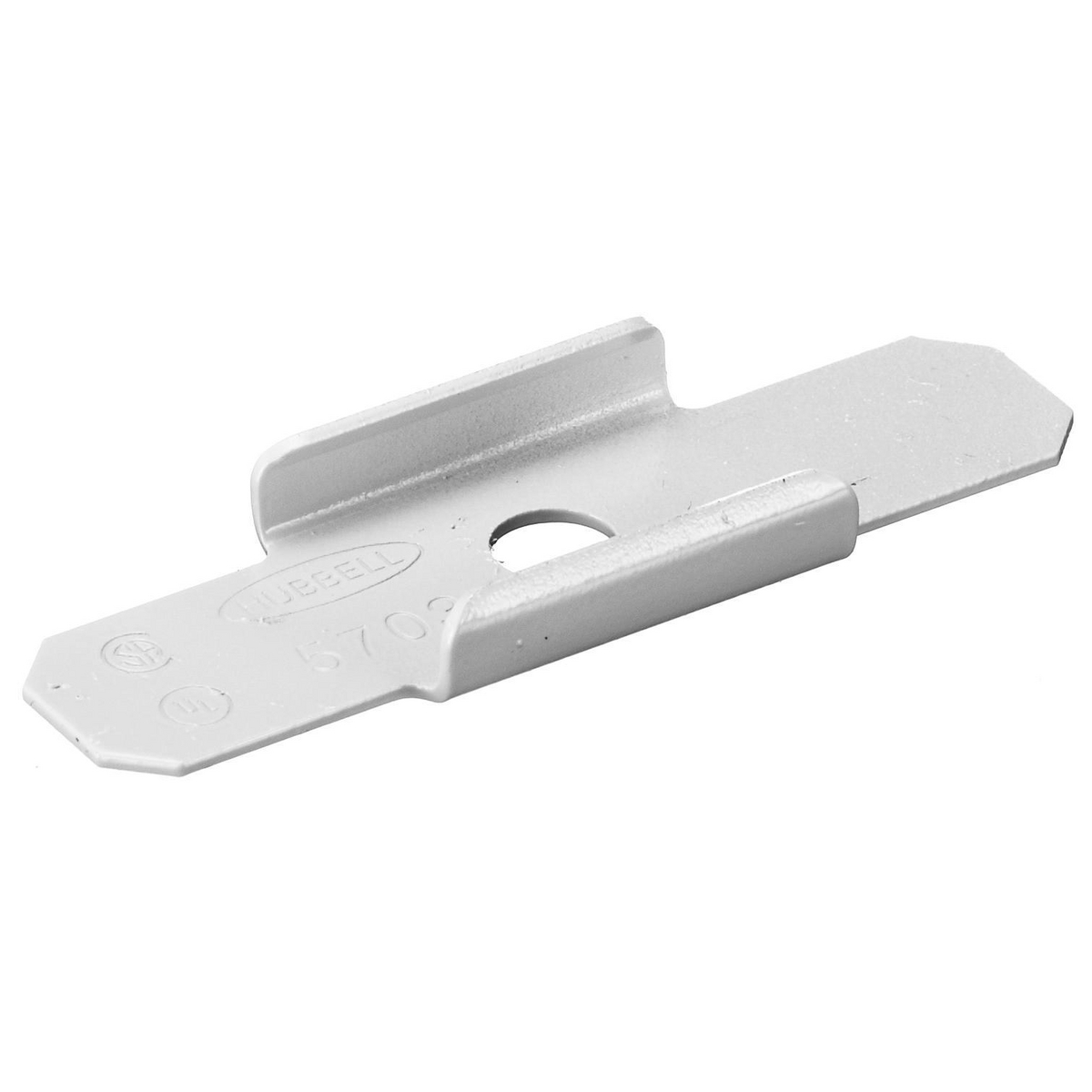 Product image for HUB HBL5703W RACEWAY MTG CLIP HBL500/HBL750 WH