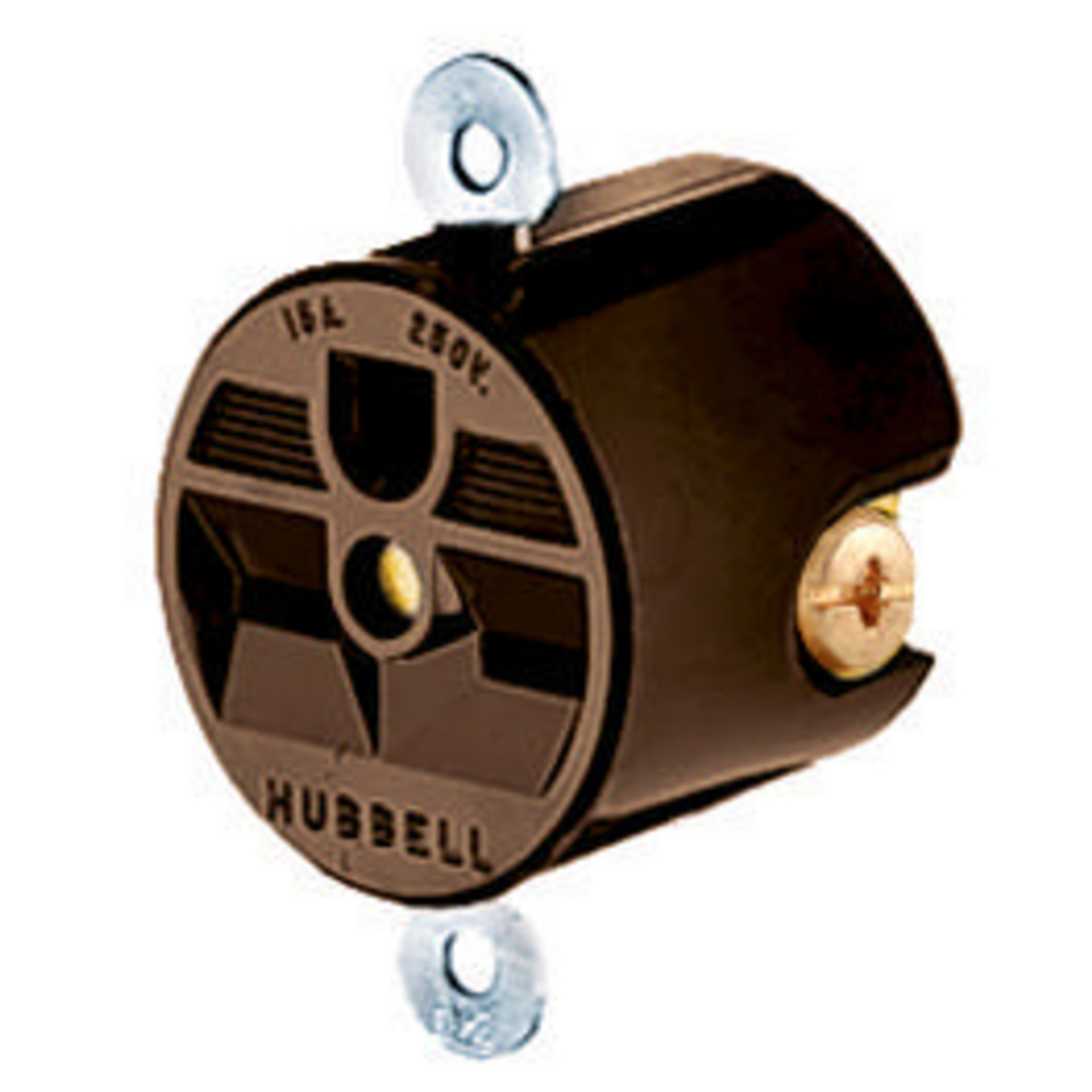 Product image for SHRT STRP RCPT, 15A 250V, 6-15R, BR