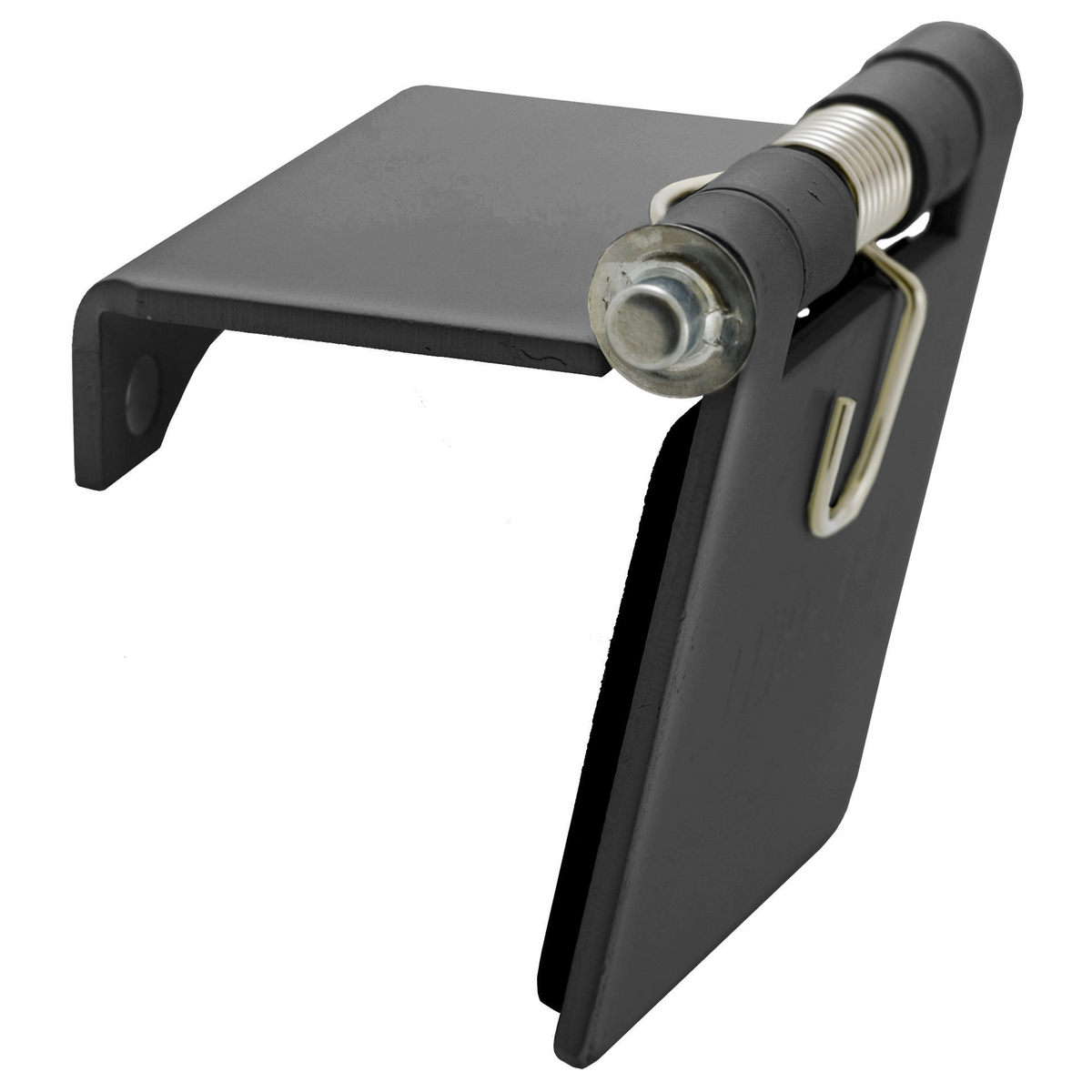 Product image for Cover snap back through-hole black 2.37x2.26"
